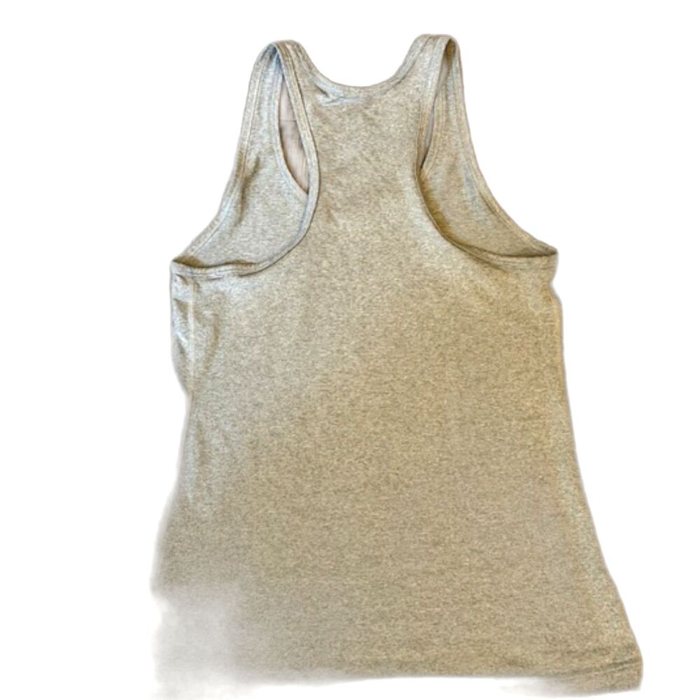 Nike Dri-FIT Gray Tank Top Size S Athletic Racerback Workout Top - Picture 4 of 7